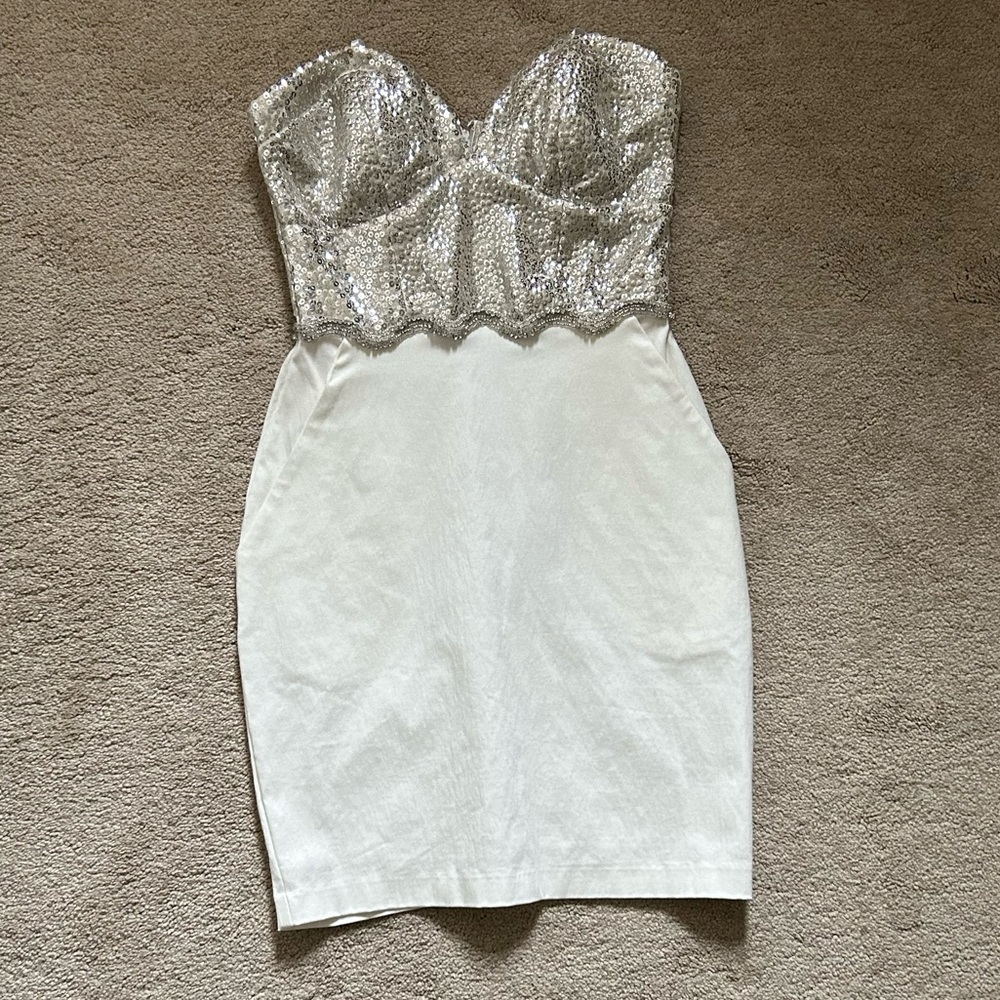 Juniors Sequin Mini Dress